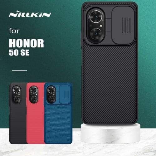 Nillkin for Huawei Honor 50 SE Camshield Slide Camera Protection Slim Textured Back Cover Frosted Shield for Honor 50 SE Cases