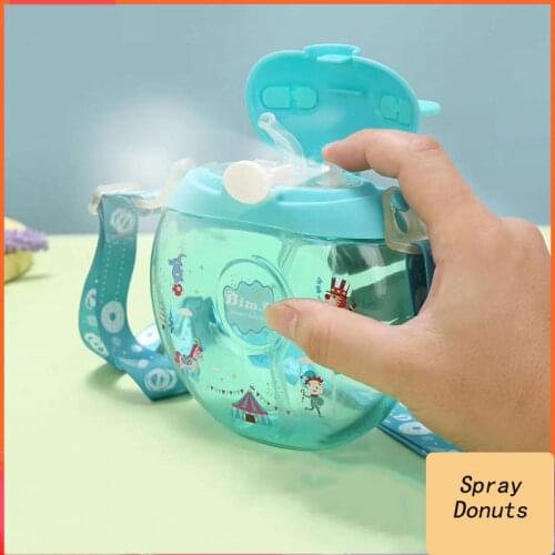 Kids Water Bottles Leak-proof BPA Free Silicone Creative Plastic Drink Water Bottles for Outdoor