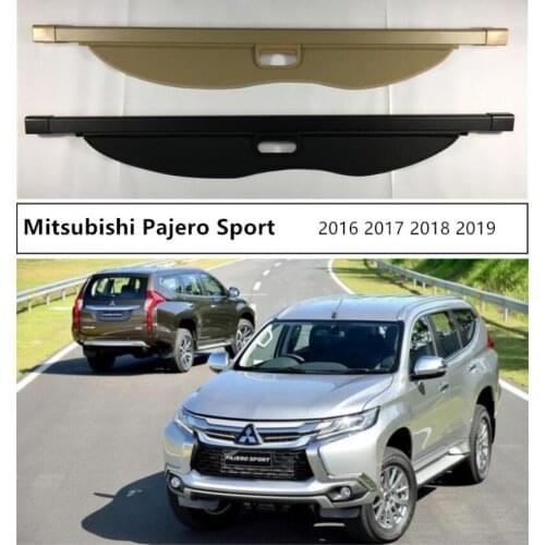 For Mitsubishi Pajero Sport 2016 2017 2018 2019 Rear Trunk Security Shield Cargo Cover High Qualit Auto Accessories
