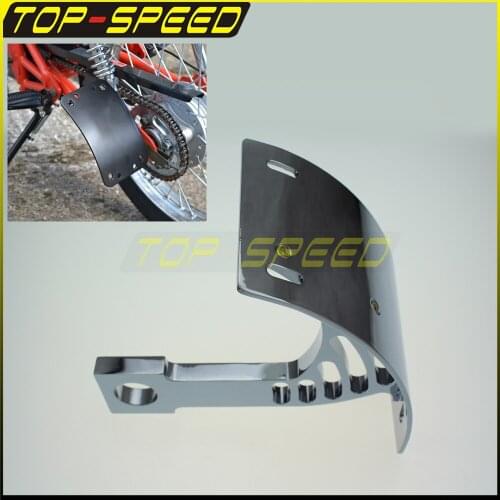 Chrome Universal Motorcycle Side Mounted Tail Light Frame License Plate Bracket For Kawasaki ZX-6R/636 ZX-7R ZX-9R 1996-2014