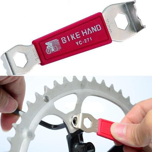 Bicycle repair tool chain Nut Wrench Crankset Chain ring Nut Wrench For bike Slotted Chain ring Nuts/crank cover wrench