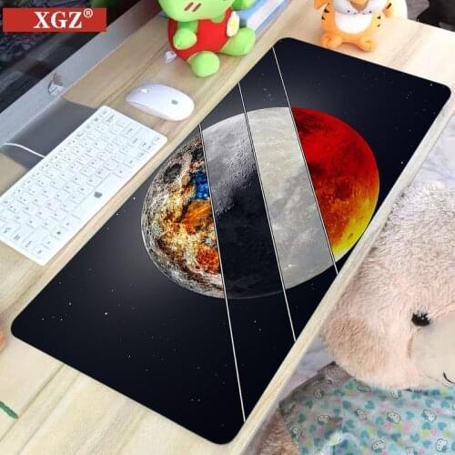 XGZ Earth Mouse Pad Creative Fun Lock Edge Keyboard Mouse Pad XXL Computer Carpet Gamer Game Play Desk Pad High Quality Cs Go