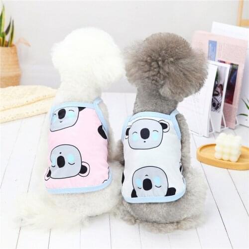 Summer Designer Dog Vest Clothes for Small Dogs Puppy Cats Cotton Polyester Small Dog Clothing Pet Cat Accessories for Dogs Vest