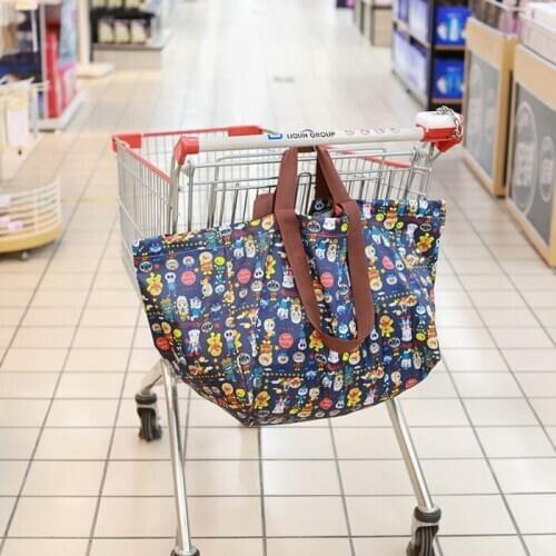 LISM Anpanman Fashion Anime Portable Shopping Bag Reusable Tote Foldable Handbags Pouch Storage Bags NEW