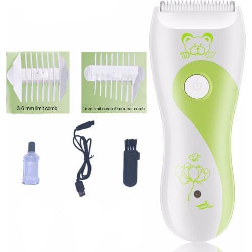 2020 New Baby Electric Hair Clipper Set USB Rechargeable Cordless Hair Trimmer For Kids Infants Toddlers Hair Daily Care