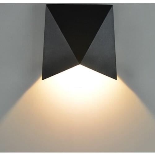 Aisle Corridor Porch Wall Lamp Garden Villa Hotel Stair Exterior Wall Light 5W Nordic Art Outdoor Waterproof Wall Light