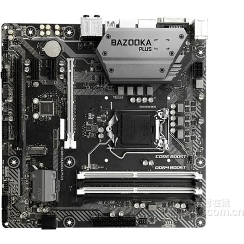 New MSI B360M BAZOOKA PLUS Desktop Motherboard DDR4 LGA 1151 64GB USB2.0 USB3.1 HDMI DVI Gigabit LAN motherboard
