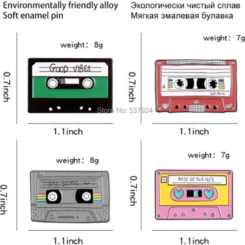 New 20Pcs Cartoon Magnetic Tape Brooch Lapel Pin Action Figure Toy
