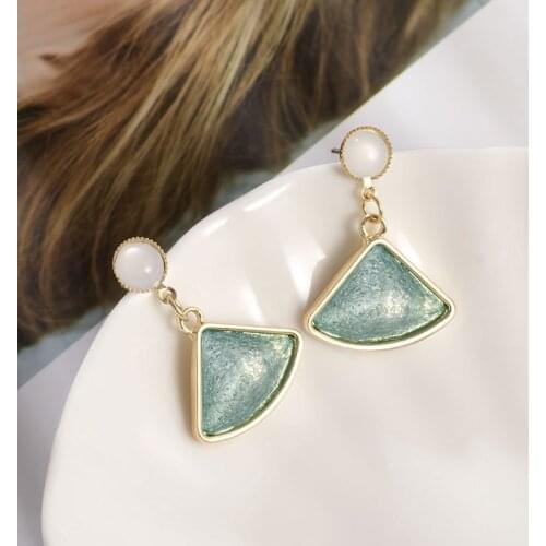 2021 New Trendy Vintage Shape Korean Earrings Dangle Earrings for Women Drop Earrings Cute Small Object Earring Jewelry Gift