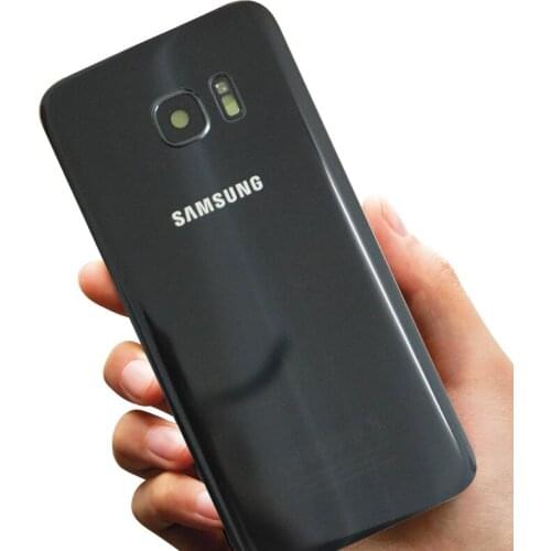 ORIGINAL 5.5'' For SAMSUNG Galaxy S7 Edge G935 G935F Battery Back Cover Glass Housing Replacement with Camera Glass Lens