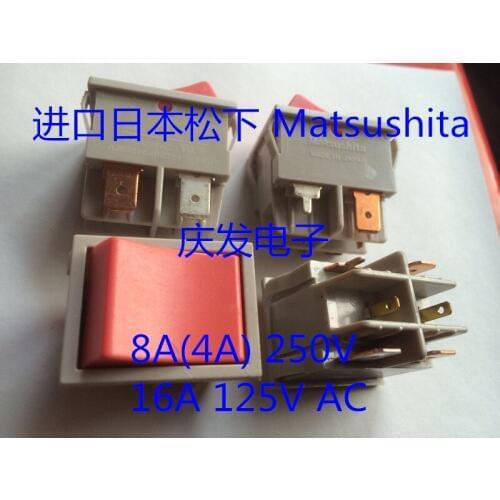 Original new 100% AJ8R5004PZT01 rocker switch built-in coil pure silver contact 8A250V 16A125VAC