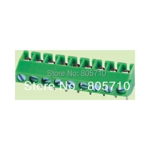 PCB Screw Terminal Block ELT350R-3.5-3P, Right Angle 3.5mm 3P 300V/10A Rohs, Price is for 3P 90D, 2P and Straight also available