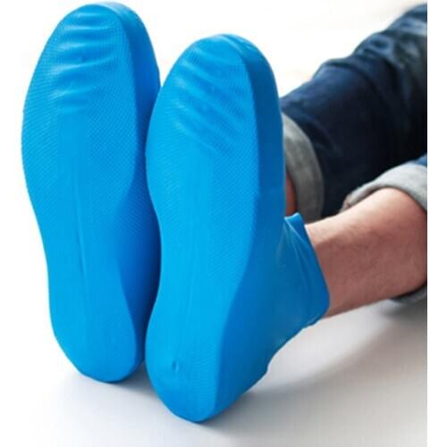 Anti-slip Latex Shoe Covers Reusable Waterproof Rain Boot Overshoes Shoes SUB Sale