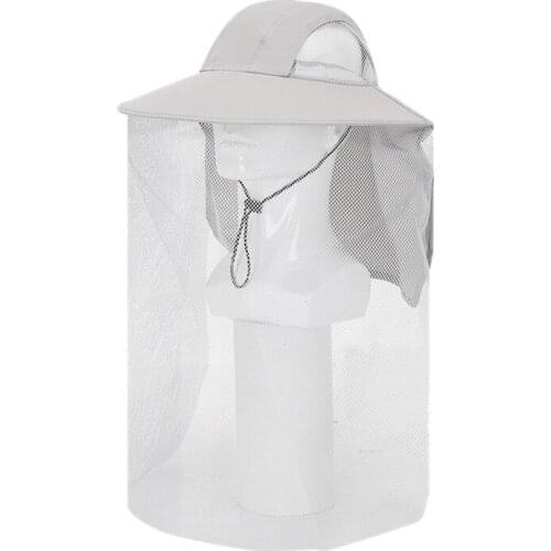 Outdoor Uv Protection Neck Sun Hat Fishing Cap Shawl Sun Hat With Sunscreen Mosquito Veil Increase Brim Sun Hat