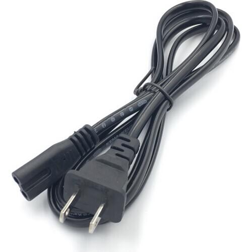 US Plug 150CM Power Cords New AC Power Adapter Cord Cable Connectors 2 pin 2-prong For Home Appliance