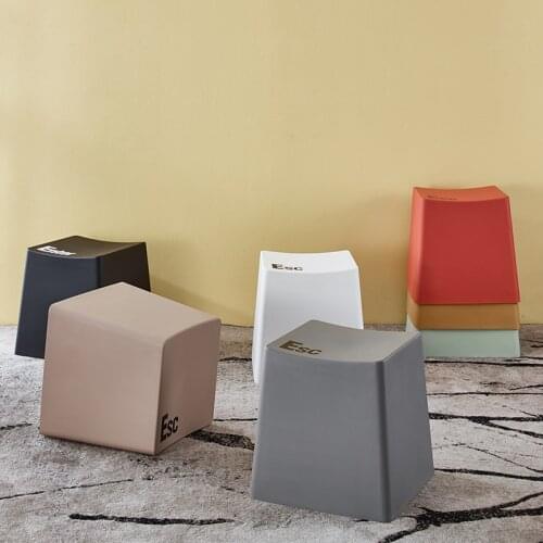 Стул мебель для дома Keyboard Stool Furniture Fashion Creative Shoe Stools Leisure Low Chair Tea Table Square Plastic Chairs