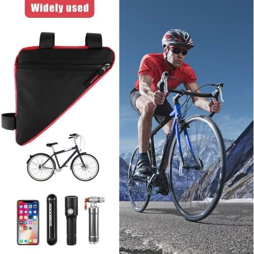 Waterproof Bicycle Frame Bag MTB Road Bicycle Triangle Bag Cycling Beam Package Bicycle Frame Tube Bag Cycling Tool Pouch Bag