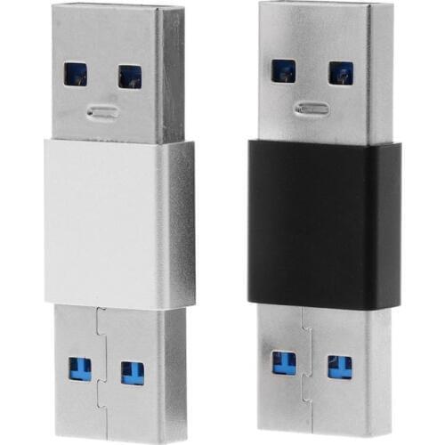 High Speed USB 3.0 Male to Male M-M Extender Adapter Gender Changer Connector Coupler