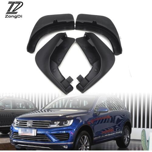 ZD Car Front Rear Mudguards For 2011 2012 2013 2014 2015 2016 2017 VW Touareg 2 Mk2 Car-styling 1Set Mudflap Accessories Fenders