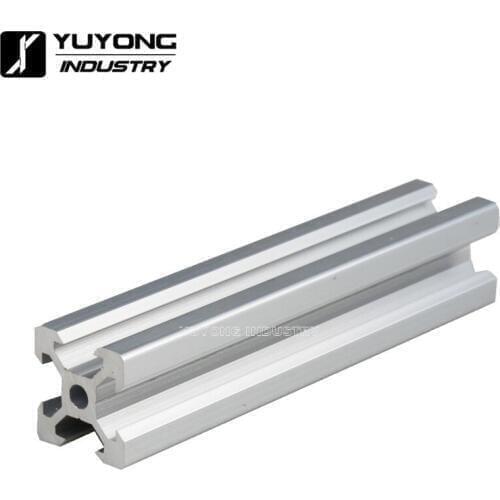 50Meters/Lot Aluminum Profile European Standard Silver/Black 2020 V-Slot Aluminum Profile Extrusion Frame For CNC 3D Printers