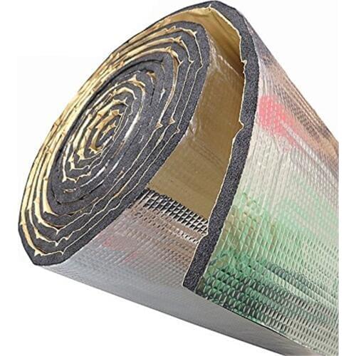 10pcs/lot Car Firewall Ceiling Door Aluminum Foil Automotive Firewall Sound Deadener Heat Insulation Deadening 19.7''x11.8