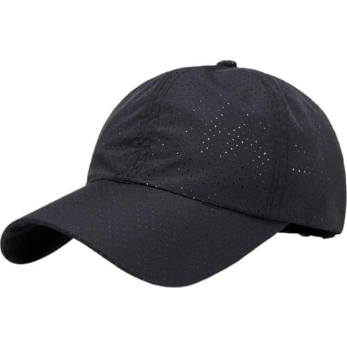 Baseball Cap Decorative Pure Color Soft Mesh Summer Cap for Outdoor hats for women fashion Dark Gray Sports cap