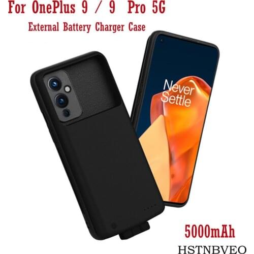 Battery Case For OnePlus 9 Pro 5G Portable Power Bank Charging Cover For OnePlus 9 5G Magnetic Battery Charger Cases