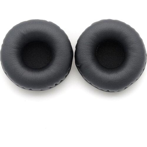 Black Leather Ear Pads Ear Cushions Covers Replacement Pillow Earmuffs for Jabra PRO 9450 Headset Repair Parts Headphones