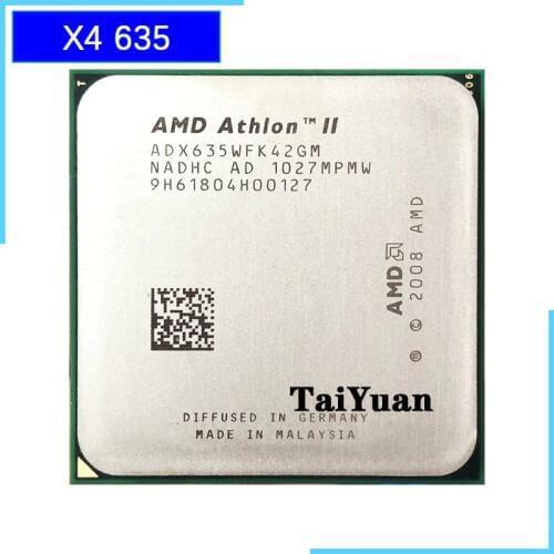 AMD Athlon II X4 635 2.9 GHz Quad-Core CPU Processor ADX635WFK42GI/ADX635WFK42GM Socket AM3