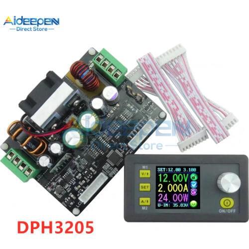 DPH3205 DC 6-40V 160W CNC Buck-boost Converter Constant Voltage Current Power Supply Module Programmable Control LCD Voltmeter