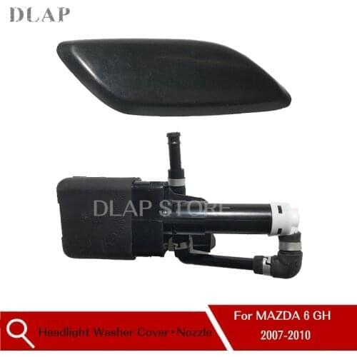 Car For Mazda 6 GH 2007 2008 2009 2010 Front Bumper Headlamp Headlight Washer Nozzle Jet Actuator Headlight Washer Cover