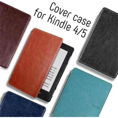 PU Leather Case for KPW321 KPW4 , Magnetic Cover for Kindle E-reader E-book Funda Capa
