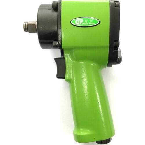 3/8" Mini Compact Composite Impact Wrench Black Green