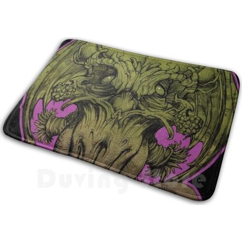Cthulhu Calls Mat Rug Carpet Anti-Slip Floor Mats Bedroom Cthulhu Cosmichorror Horror Theoldones Johncebollero Cebollero Tattoo