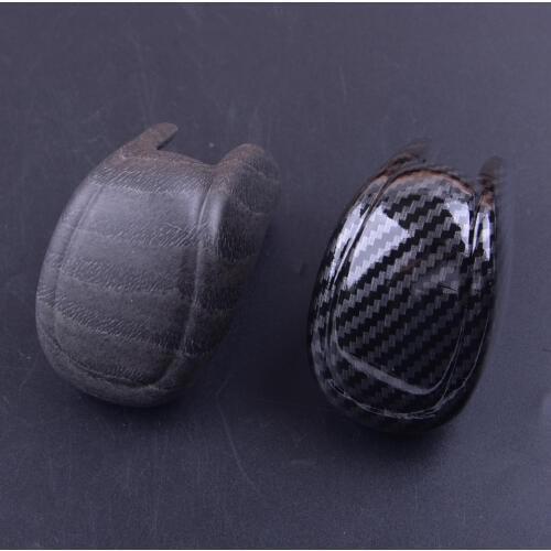 Beler Black ABS Plastic Lever Gear Shift Knob Cover Trim Knob Sticker Car Interior Accessories Fit For Honda Accord 2018 2019