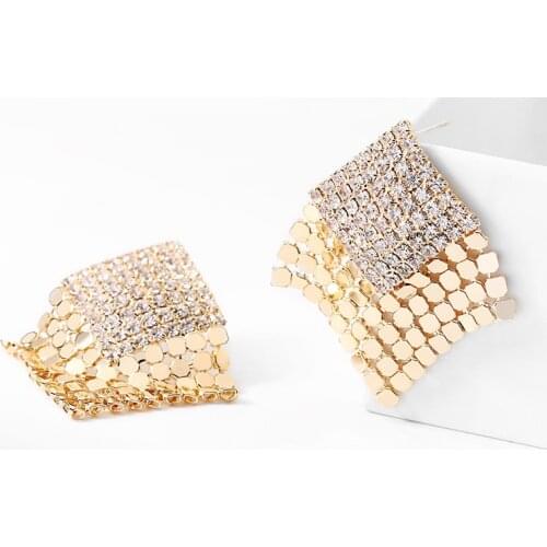 The new 2020 fashion luxury jewelry earrings aretes de mujer statement dangle gold big earrings for women valentines day gift