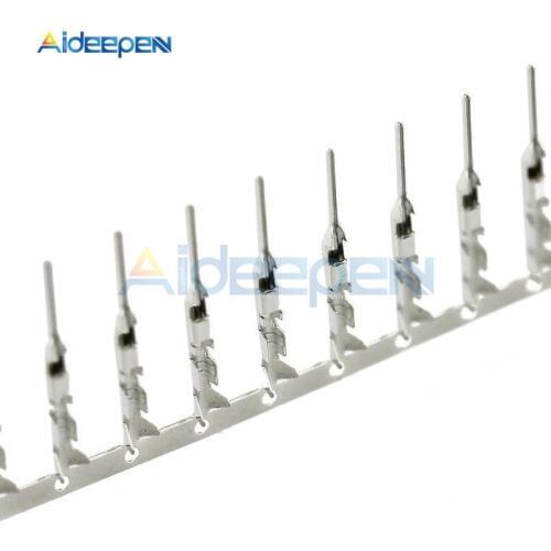 100Pcs/lot 2.54mm Dupont Jumper Wire Cable Female/Male Pin Connector Terminal For DUPONT Jumper Wire Cable