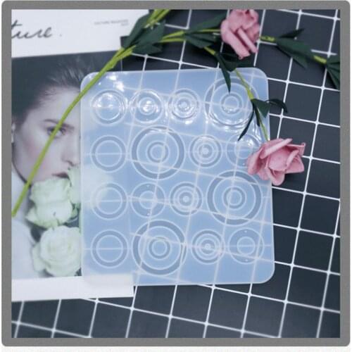 Hot Silicone Acrylic Earring Necklace Pendant Mold Resin Casting Mold Jewelry Making