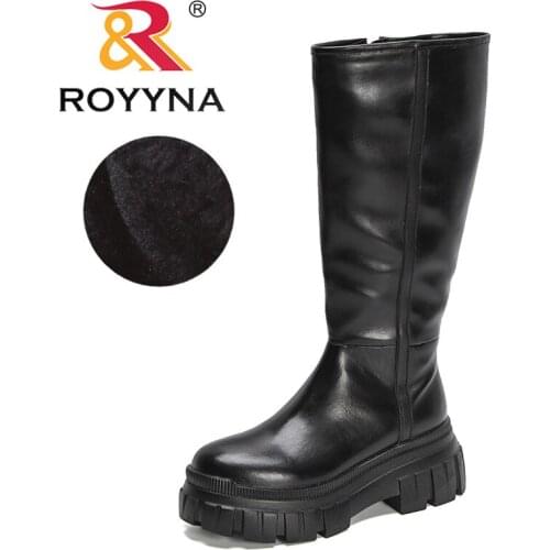 Женские высокие ботинки ROYYNA China At AliExpress