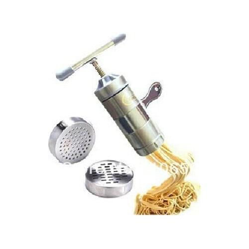 Manual noodle pressing machine,noodle make tools,helper,stellless Stainless steel manual pressing machine, home pasta machine