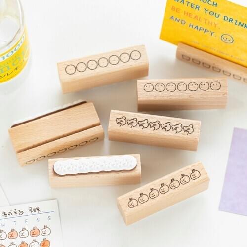 Vintage Water/Health/Relax Tracker Stamp DIY Wooden Rubber Stamps For Scrapbooking Stationery Scrapbooking Standard Stamp