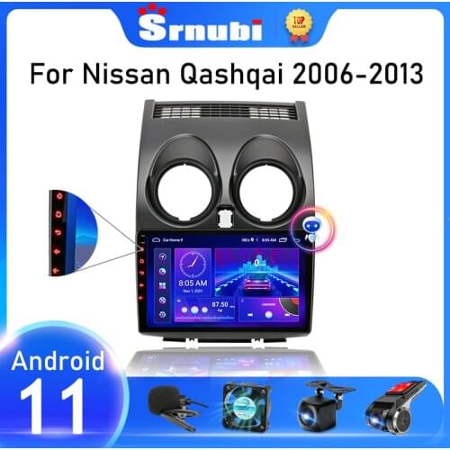 9" Android 10.0 4G+64G 2Din Car Radio GPS Navigation Multimedia Video Player For Nissan Qashqai 1 J10 2006-2014 Split Screen RDS