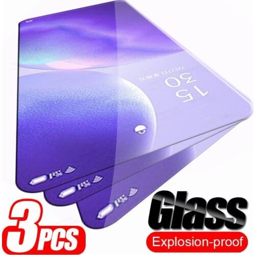 For Reno5 Glass 3pcs Protective Glass For Oppo Reno5 5G / 4G Reno 5 Tempered Glas Screen Protector Safety Armor Cover Phone Film