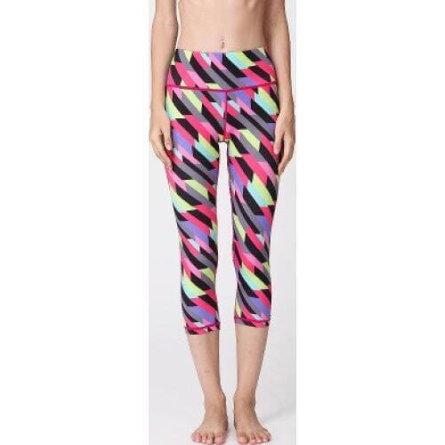 Women Sport Leggings Gym Tights Fitness Lady Print Yoga Pants Elastic Running Pants High Waist Workout Tights