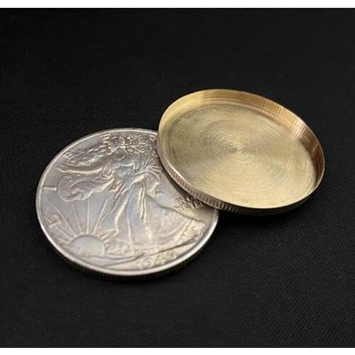 1pc Walking Liberty Half Dollar Shell (Head) Magic Tricks Coin Appear/Vanish Magia Magician Accessory Close Up Illusions Gimmick