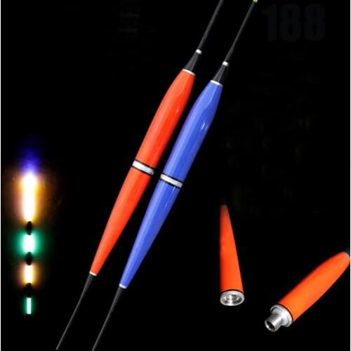 1pc Fishing Float LED Electronic Float Night Luminuous LED Light Fishing Tackle Glow Stick Buoy Fishing Float Fishing Accessory