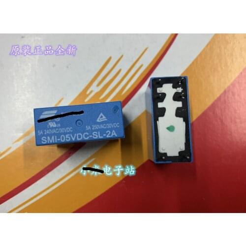 10piece) SMI-05VDC-SL-2A SMI-DC5V-SL-2A 6PINS 5A 5VDC Power Relay new and original
