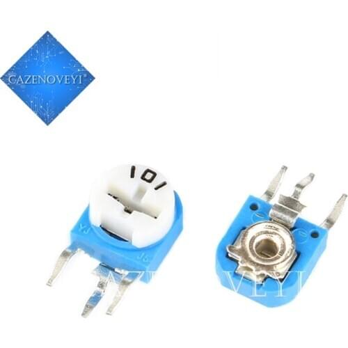 10pcs/lot RM063 RM-063 100 200 500 1K 2K 5K 10K 20K 50K 100K 200K 500K 1M ohm Trimpot Trimmer Potentiometer variable resistor