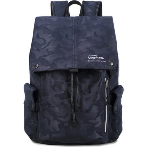 15 15.6 Inch with USB Interface Waterproof Nylon Notebook Laptop Backpack Bags Case School Backpack for Men Women Student Travel