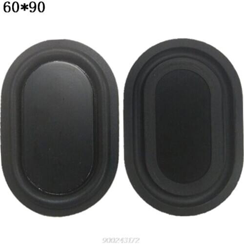 2PCS Oval Shape Bass Diaphragm Rubber Speaker Plate Passive Radiator Auxiliary Bass Vibration Plates 2040-6090 S02 20 Dropship